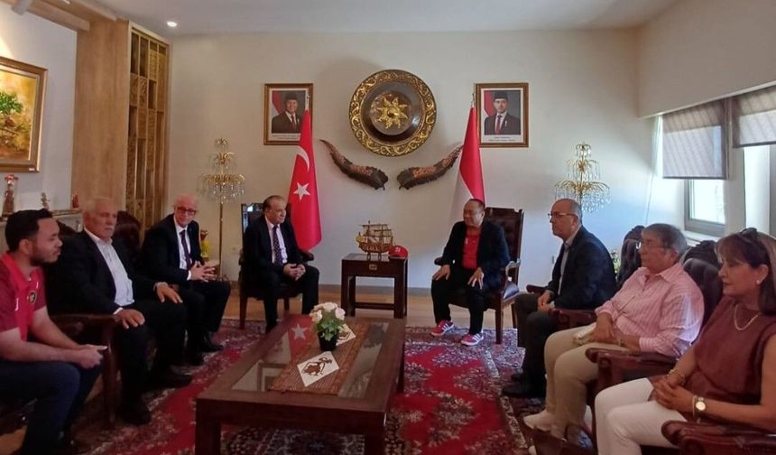 Engelli derneklerinden Endonezya Büyükelçiliği'nde iş birliği görüşmesi