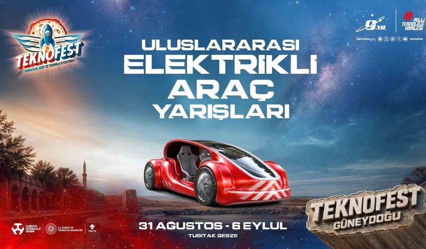 Geleceğin elektrikli araçları TEKNOFEST 2026'DA piste çıkıyor