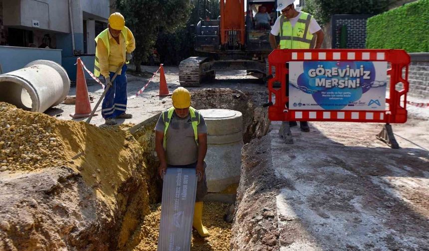 Mersin'de yağmur suyu altyapısı güçleniyor