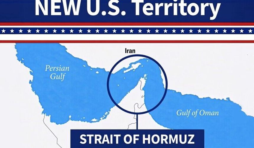 Trump'tan ikinci 'Hürmüz yeni ABD toprağı' paylaşımı
