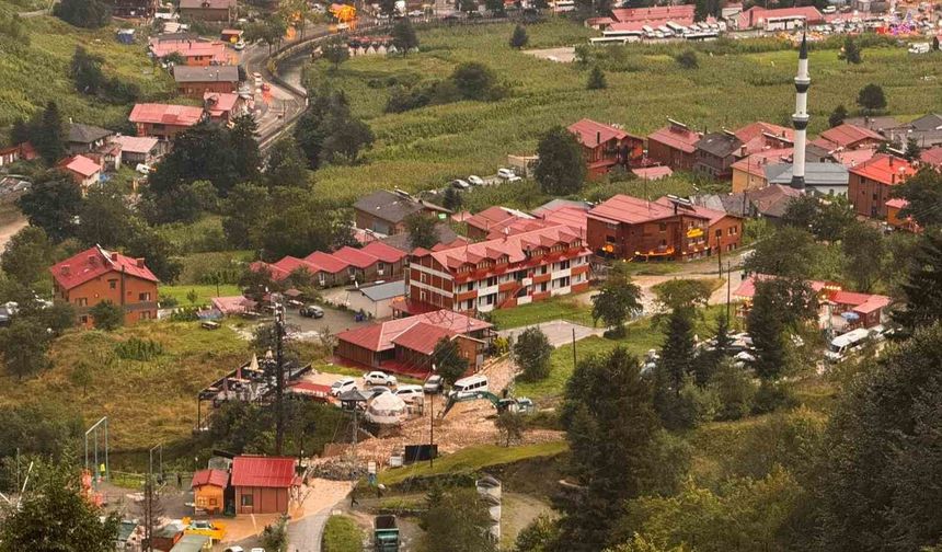 Uzungöl'de ikinci taşkın