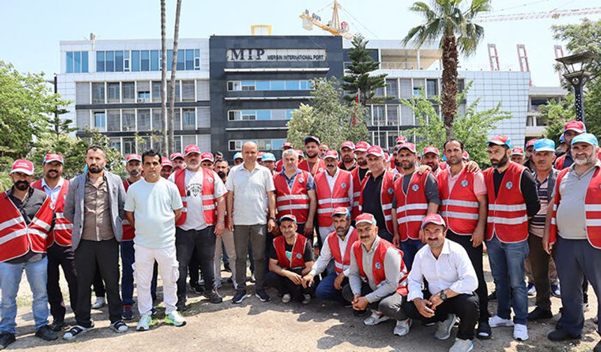 Mersin Limanı işçilerinin direnişi 224’üncü gününde