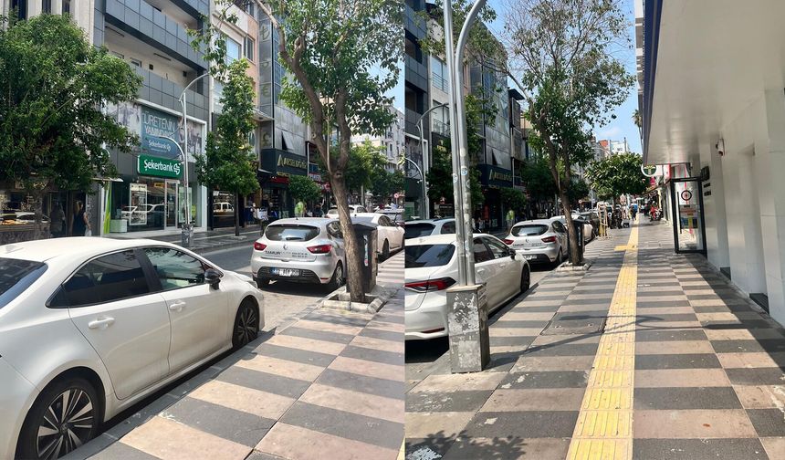 Mersin’de kavurucu sıcaklar etkisini sürdürüyor: Cadde ve sokaklar boş kaldı
