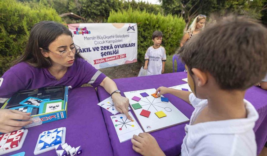 Akıl ve Zeka Oyunları Şenliği Tarsus'ta çocuklarla buluştu