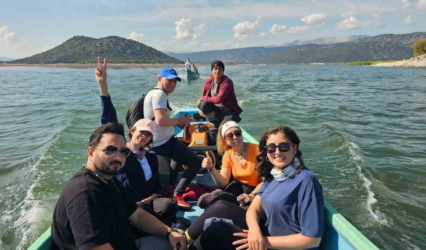 Beyşehir'in gizli cennet adasında nefes kesen keşif