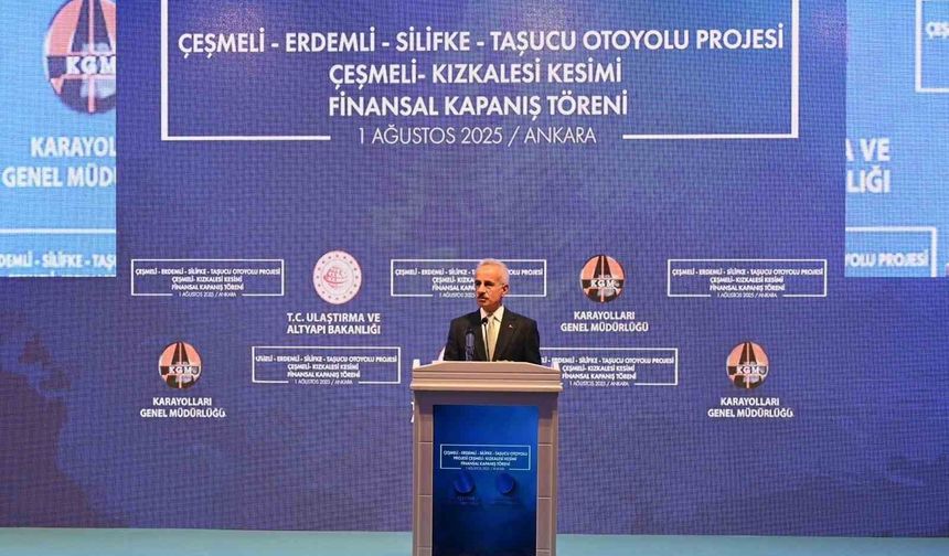 Çeşmeli-Kızkalesi Otoyolu'nda sona doğru