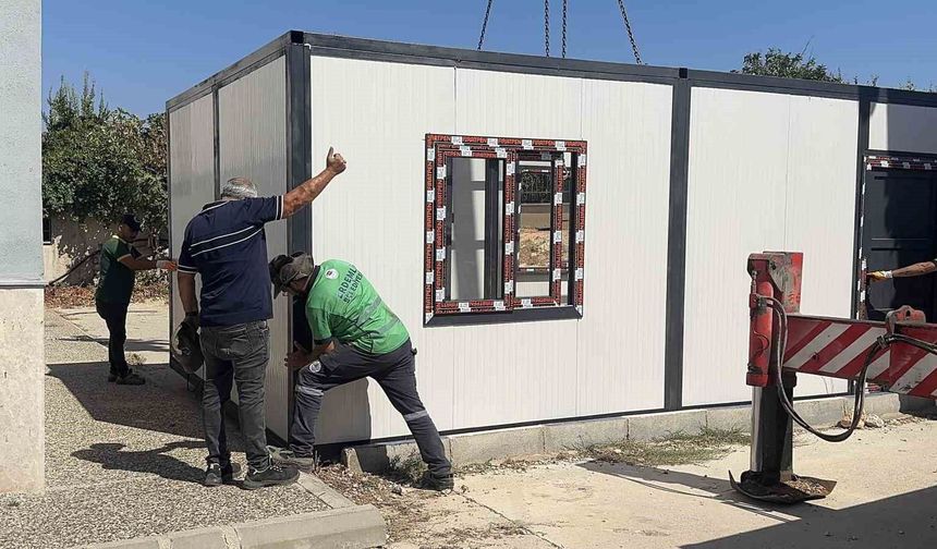 Erdemli 'de üreten belediye, eğitimin hizmetinde