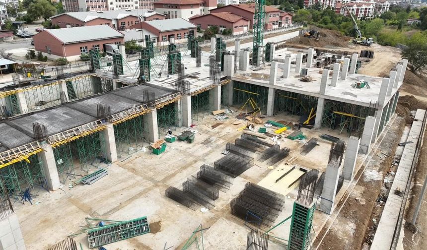 Geleceğin sporcularını yetiştirecek tesis yükseliyor