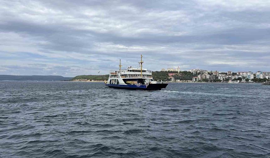 Gökçeada'ya yapılacak bazı feribot seferleri iptal edildi