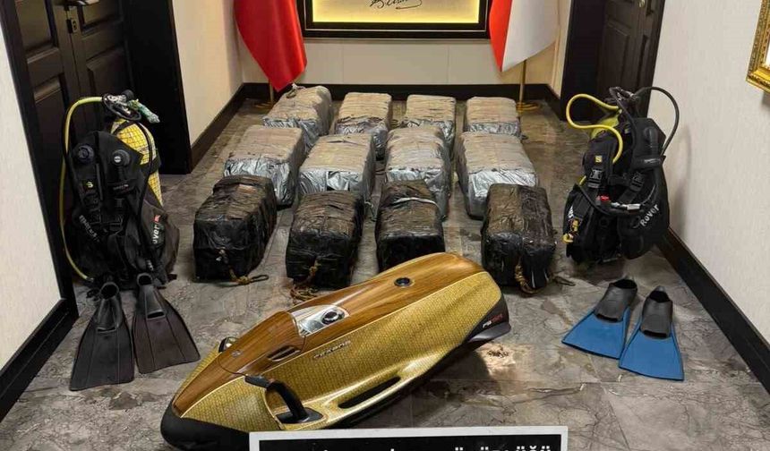 Mersin Limanı'nda 350 kilogram kokain ele geçirildi