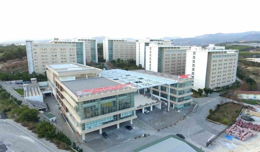 Mersin'de 10 yurtta 16 bin 407 öğrencinin barınma ihtiyacı karşılanacak