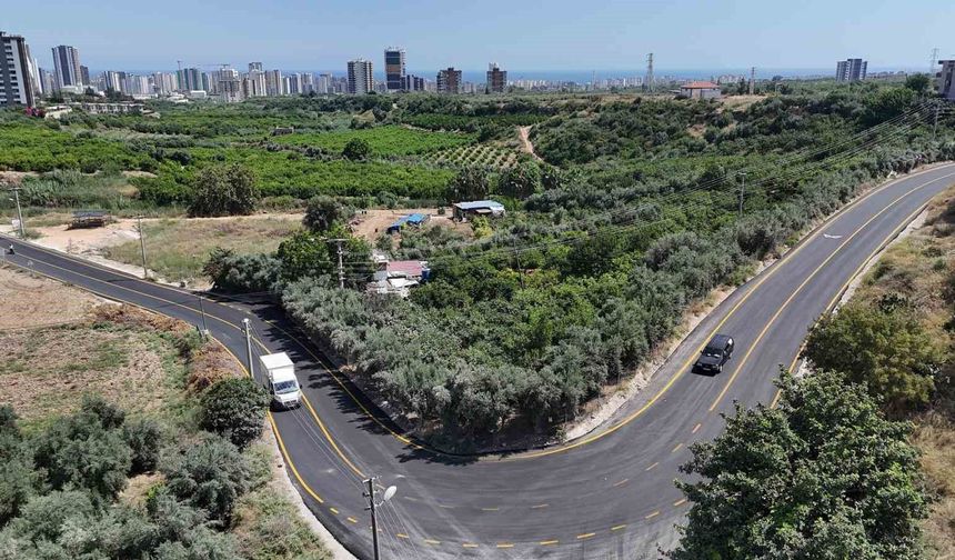 Mersin'de 11,5 kilometrelik yol yenilendi