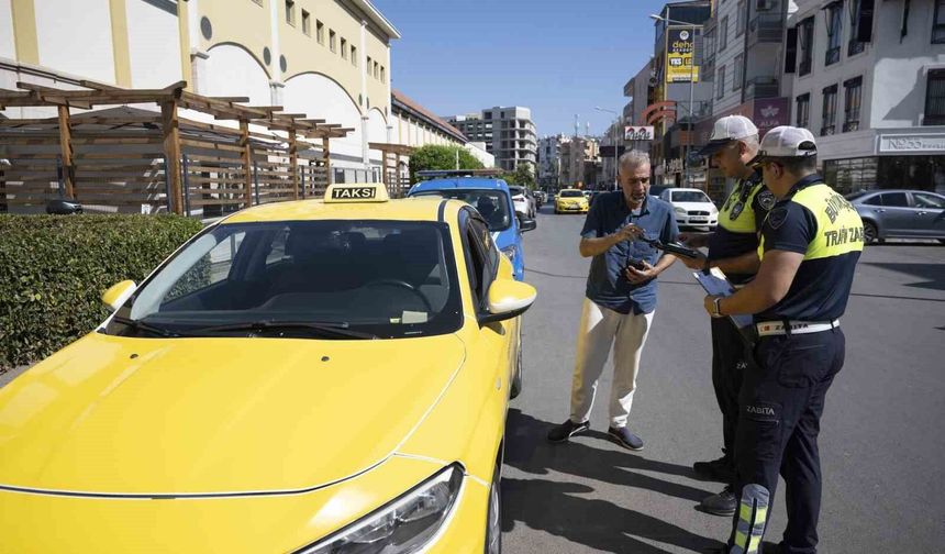 Mersin'de 810 ticari taksi denetlendi, 280'ine ceza kesildi