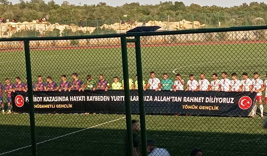 Erdemli Kaymakamlığı turnuvasında şampiyon Tömükspor oldu
