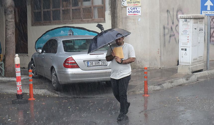 Mersin için kuvvetli sağanak yağış uyarısı