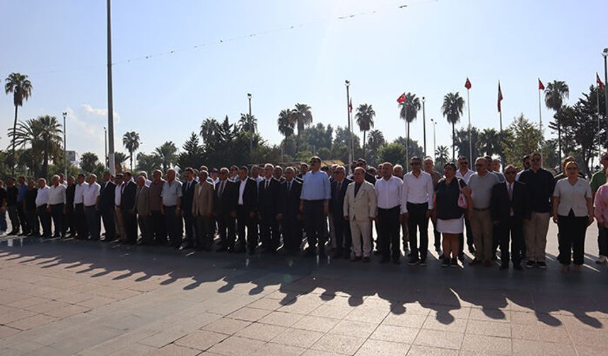 Mersin’de 39’uncu Ahilik Kültürü Haftası, Atatürk Anıtı’na çelenk sunumuyla başladı