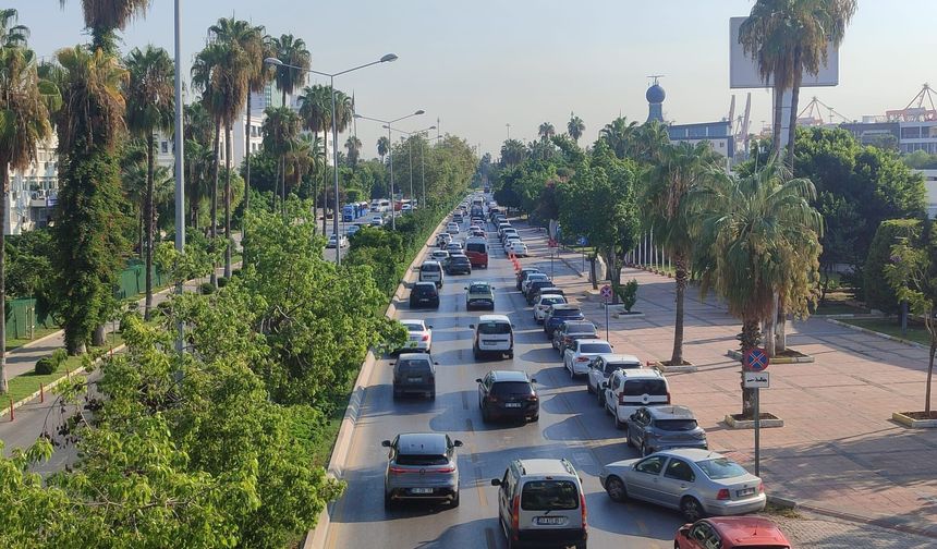 Mersin’de 9 Eylül Çarşamba günü trafiğin durumu