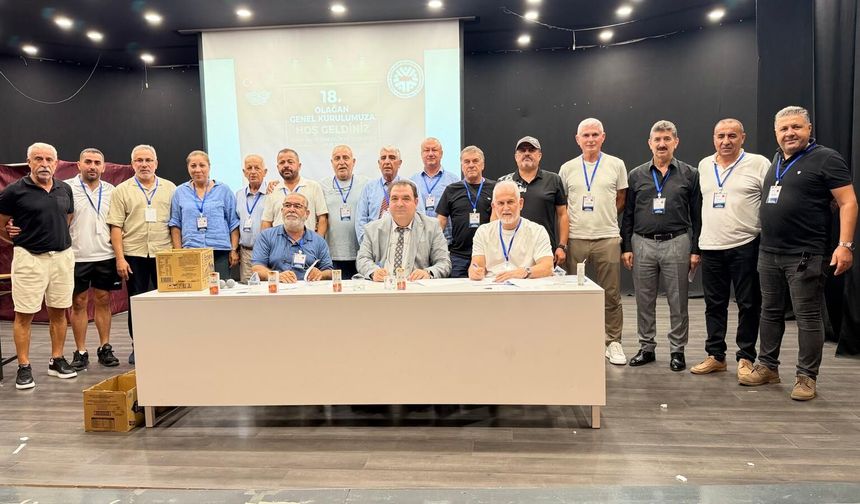 Mersin ASKF’de Mithat Ertaş yeniden genel başkan seçildi