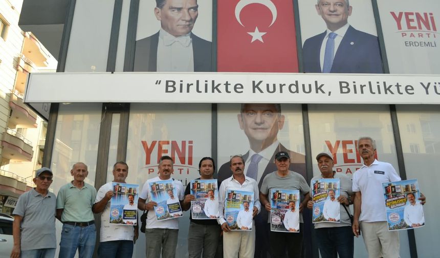 Hakan Demiral, Yeni Parti Erdemli İlçe Başkanlığına adaylığını açıkladı
