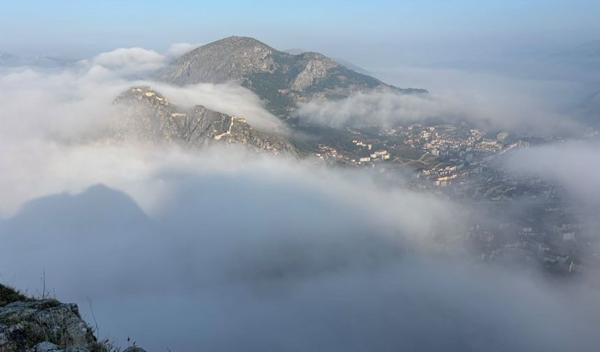 Amasya ‘sis denizi’nin altında kaldı
