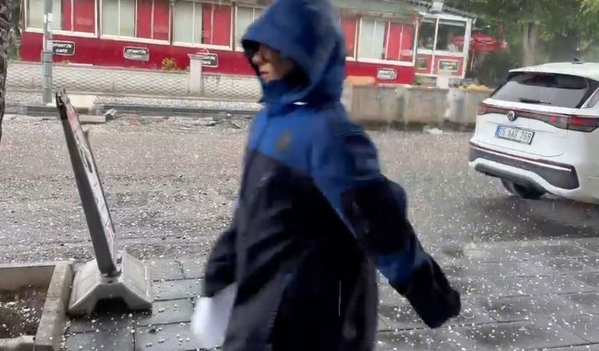 Ardahan'da sağanak ve dolu hayatı olumsuz etkiledi