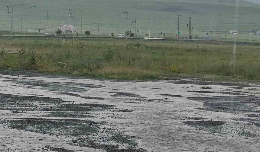Ardahan'da sağanak yağış etkili oldu