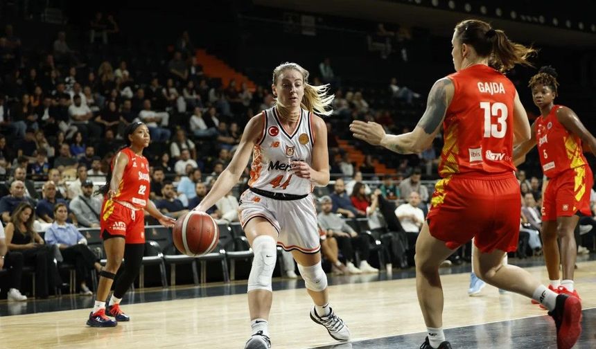 FIBA Kadınlar Avrupa Kupası: Çimsa ÇBK Mersin: 72 - Sleza Wroclaw: 59