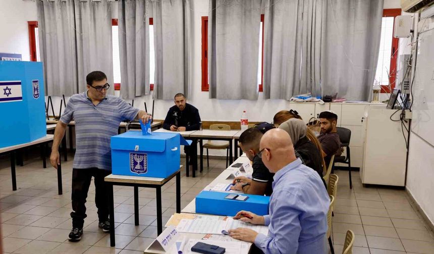 İsrail sandık başında: Gazze'ye saldırıların başladığı 7 Ekim'den bu yana ilk seçim