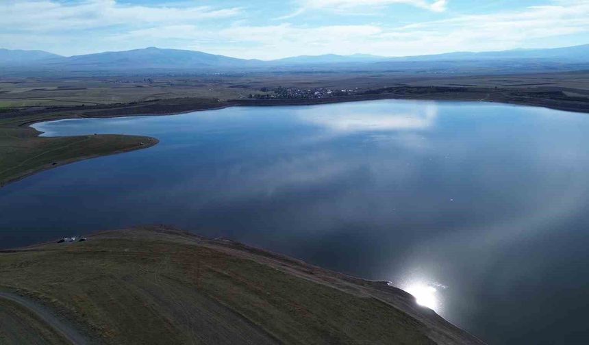 Kars'ın su deposu Bayburt Barajı Sonbahar yağmurlarıyla yüzde 80 doldu