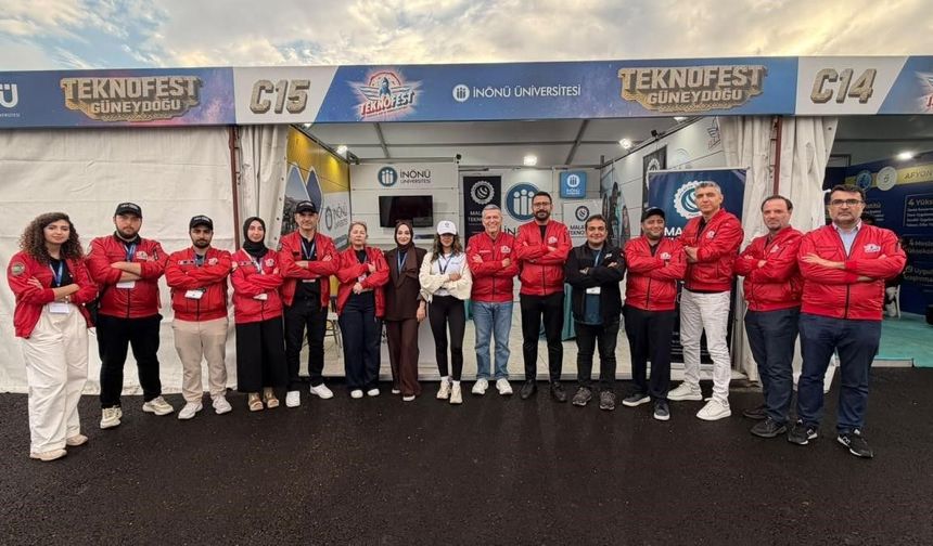 TEKNOFEST Güneydoğu'da İnönü Üniversitesi'nin standı yoğun ilgi görüyor
