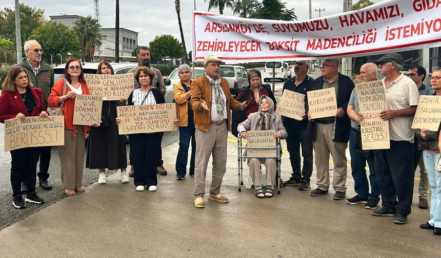Mersin Çevre Platformu’ndan Arslanköy boksit madeni tepkisi