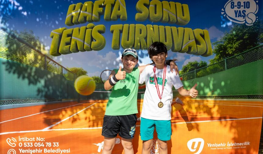 Geleceğin tenis yıldızları Yenişehir’de buluştu