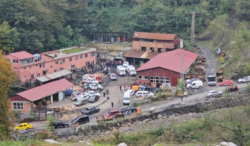 Zonguldak'ta maden ocağında, 1 madenci için kurtarma çalışması sürüyor