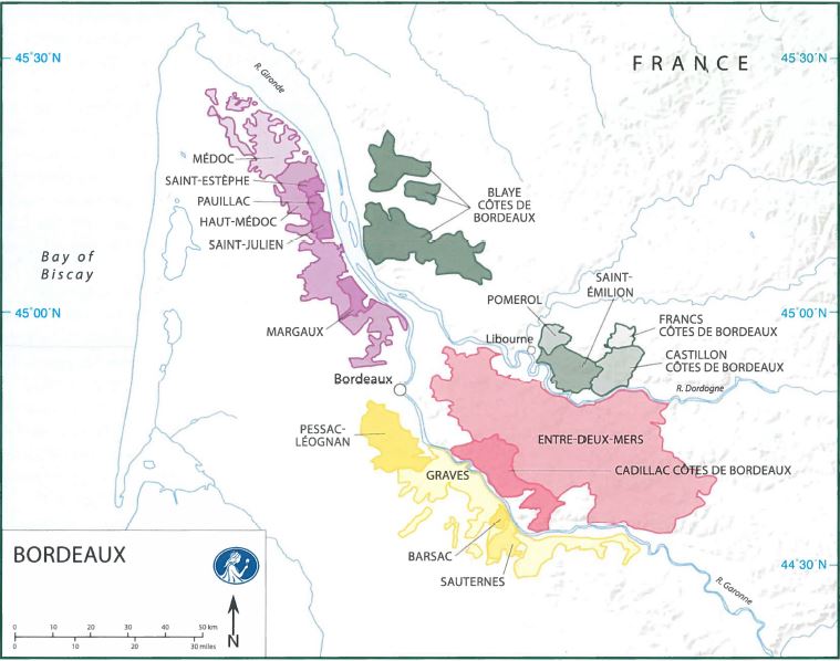 Bordeaux Map