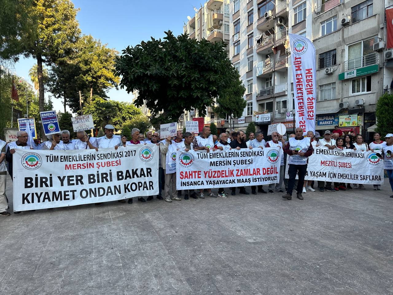 Mersin Emekliler Eylem 4