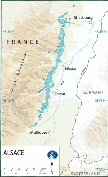 Map Alsace