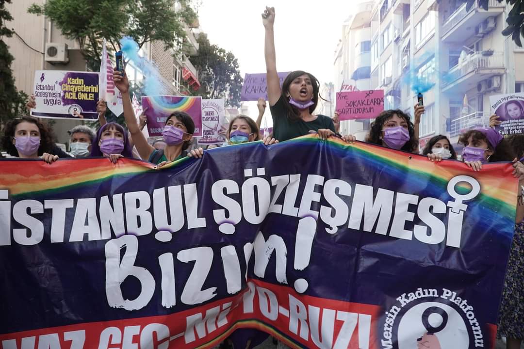 Mersin Den Istanbul Sozlesmesi Eylemi 5