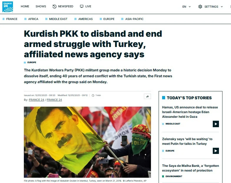 Pkk Nin Fesih Kararini Dunya Basini Nasil Gordu 3