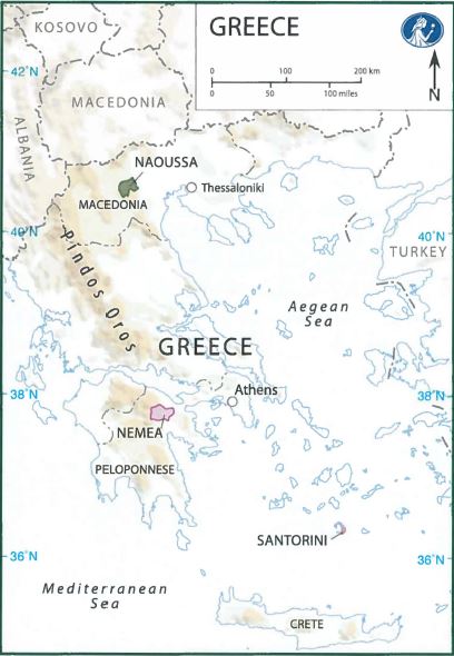 Map Greece