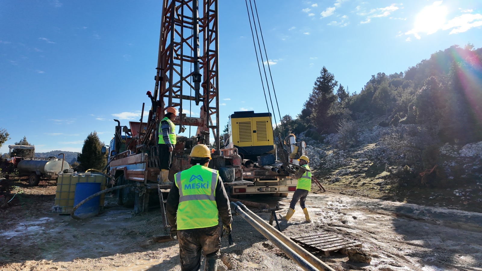 Meski̇, Alternati̇f Kaynak Çalişmalariyla Vatandaşlari Kesi̇nti̇si̇z Suya Kavuşturuyor (2)