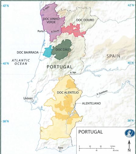 Map Portugal