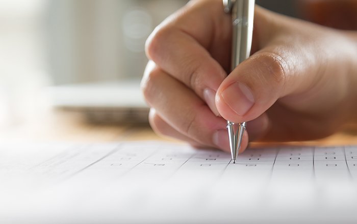 Hand Writing Paper With Pen