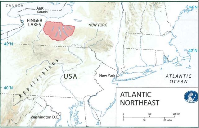 Map Usa Atlantic