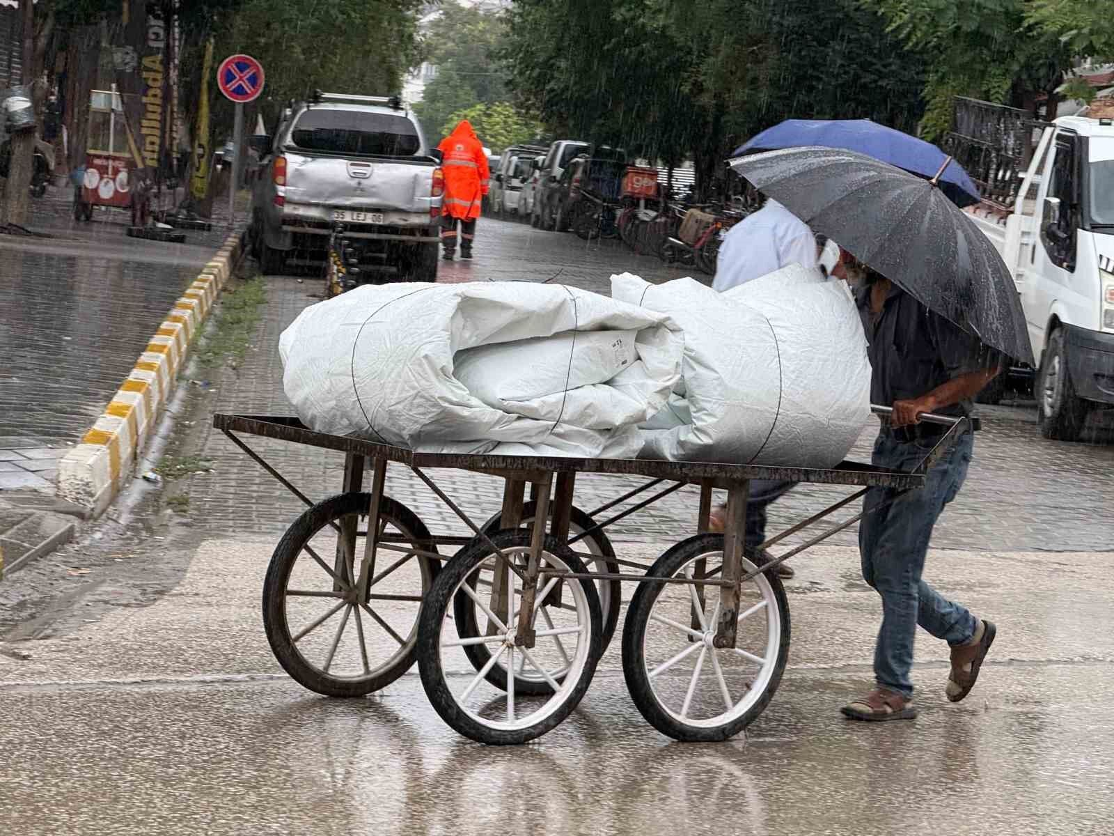 Iğdır'da sağanak yağış etkili oldu
