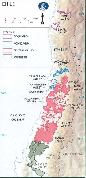 Map Chile
