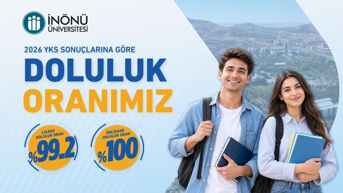 İnönü Üniversitesi YKS 2026'da doluluk oranıyla dikkat çekiyor