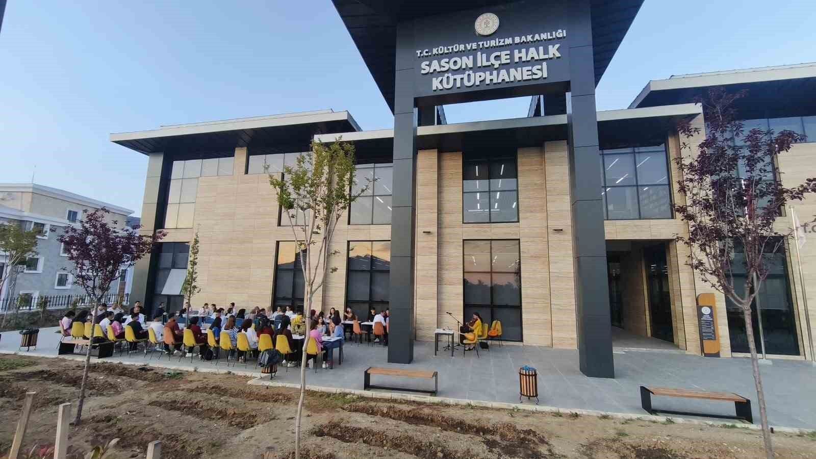 Sason kütüphanesi 6 ayda 93 bin 600 ziyaretçiye ulaştı