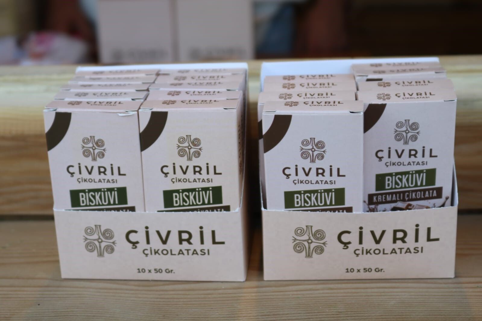 Çivril'in tarımsal ürünleri çikolataya dönüştü