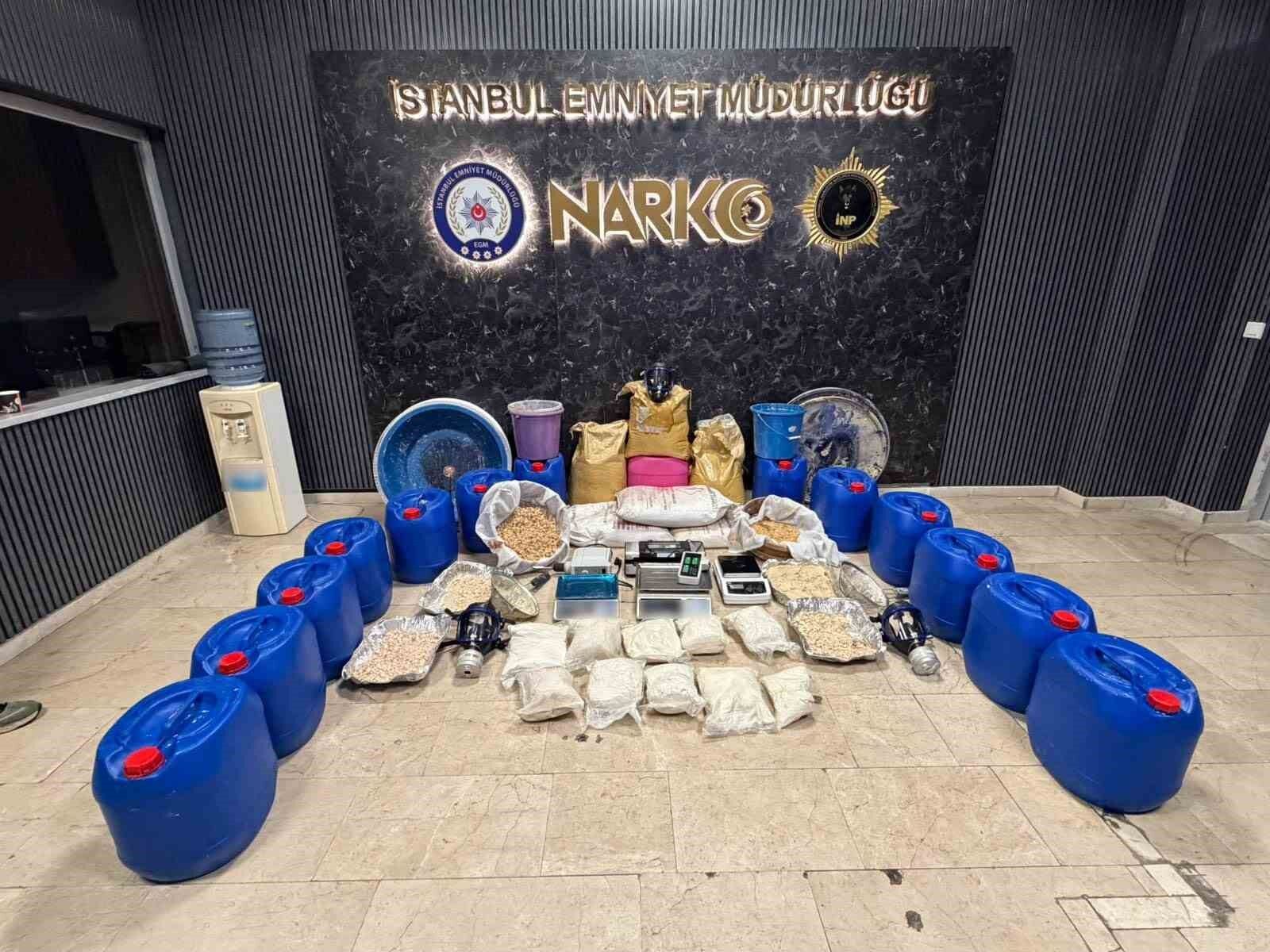 İstanbul'da üç günlük narkotik bilançosu: 188 şüpheli yakalandı, adreslerden yüzlerce kilo uyuşturucu madde çıktı