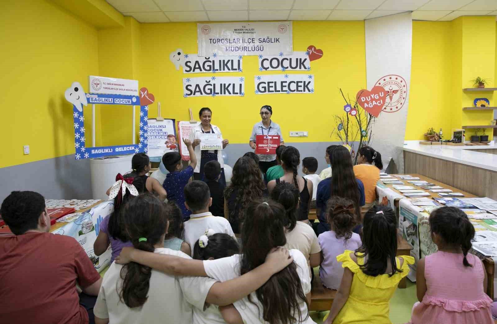 Mersin'de çocuklar 'sağlık elçisi' oluyor